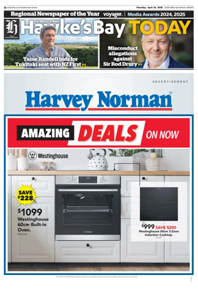 Cover of Hawke's Bay Today