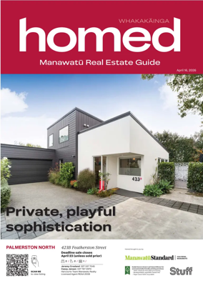Cover of Homed Manawatu Standard