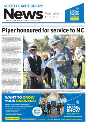 Cover of North Canterbury News