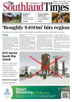 Cover of The Southland Times