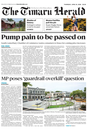 Cover of The Timaru Herald