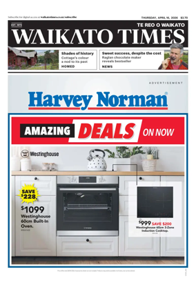 Cover of Waikato Times