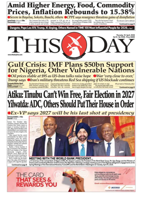 Cover of THISDAY