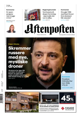 Cover of Aftenposten