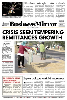 Cover of BusinessMirror