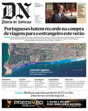 Cover of Diario de Noticias