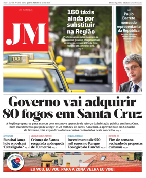 Cover of Jornal Madeira