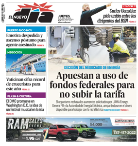 Cover of El Nuevo Dia