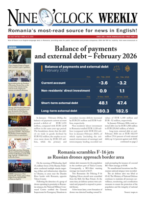 Cover of Nine o clock Weekly (Romania)