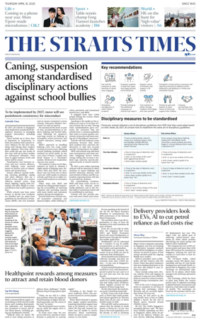 Cover of The Straits Times