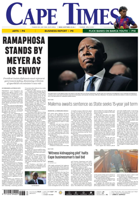 Cover of Cape Times