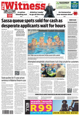 Cover of The Witness (South Africa)