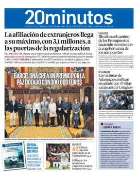 Cover of 20 Minutos Barcelona