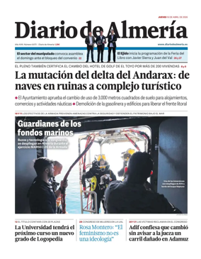 Cover of Diario de Almeria