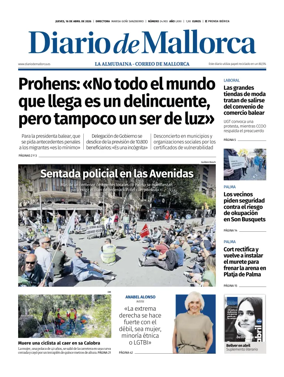 Cover of Diario de Mallorca