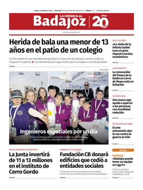 Cover of La Cronica de Badajoz BE