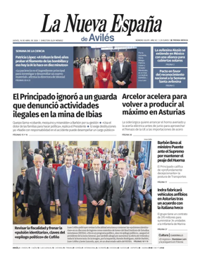 Cover of La Nueva Espana (Aviles)