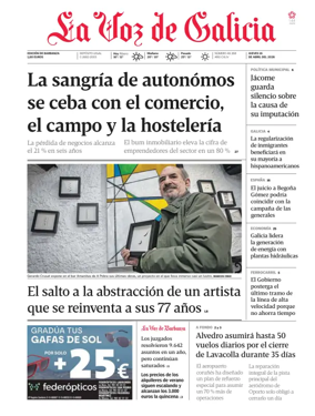 Cover of La Voz de Galicia (Barbanza)