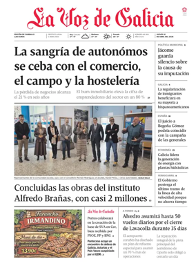 Cover of La Voz de Galicia (Carballo)