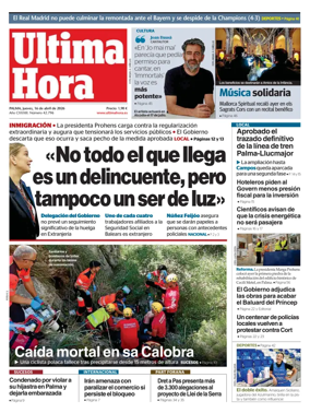 Cover of Ultima Hora
