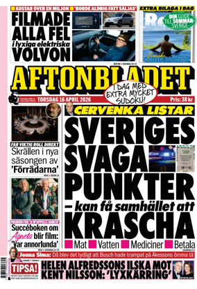 Cover of Aftonbladet