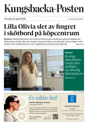 Cover of Kungsbacka-Posten