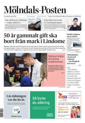 Cover of Molndals-Posten