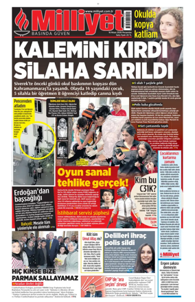 Cover of Milliyet
