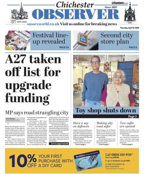 Cover of Chichester Observer