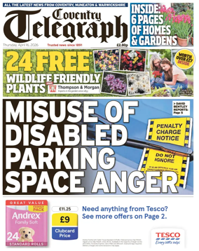 Cover of Coventry Telegraph