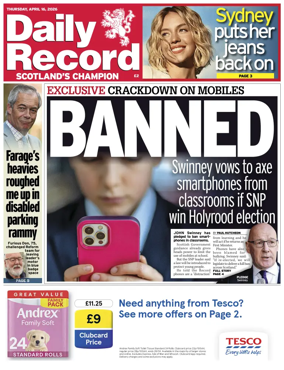 Cover of Daily Record