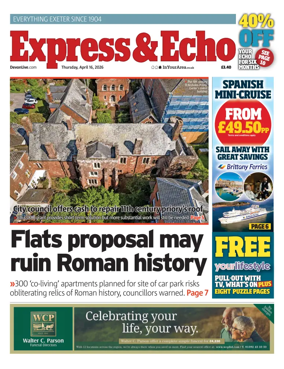 Cover of Express & Echo (City & East Devon Edition)
