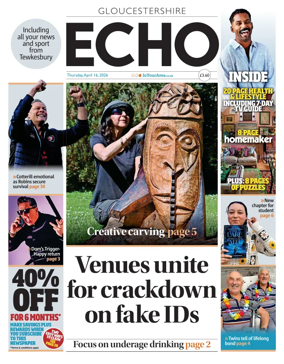 Cover of Gloucestershire Echo