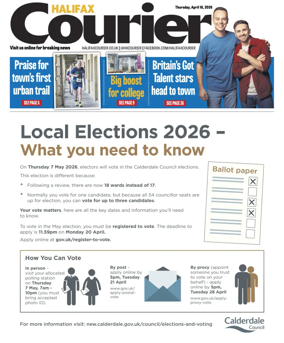 Cover of Halifax Courier