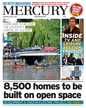 Cover of Hertfordshire Mercury