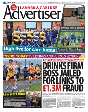 Cover of Lanark & Carluke Advertiser