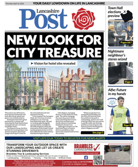 Cover of Lancashire Evening Post