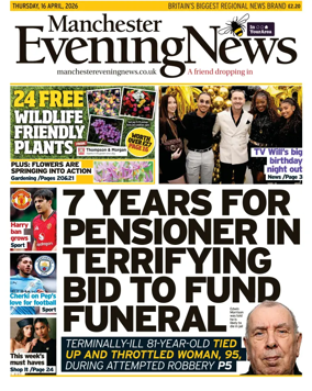Cover of Manchester Evening News