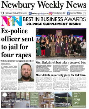 Cover of Newbury Weekly News