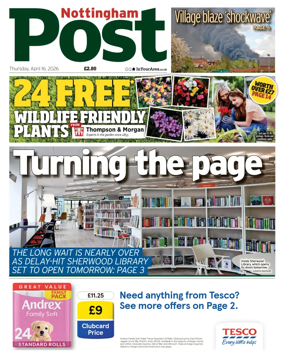 Cover of Nottingham Post