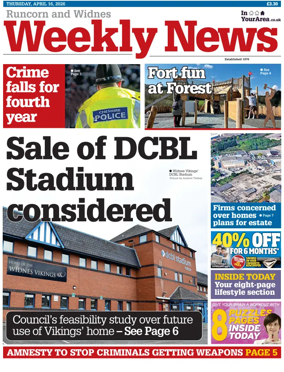Cover of Runcorn & Widnes Weekly News