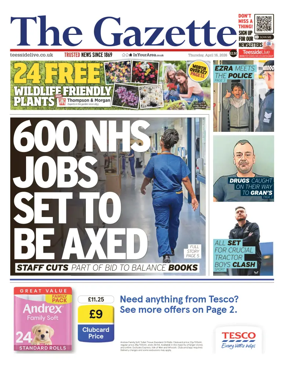 Cover of Teesside Evening Gazette