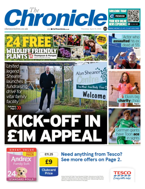Cover of The Chronicle (South Tyneside and Durham)