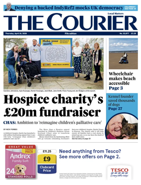 Cover of The Courier & Advertiser (Fife Edition)