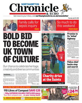 Cover of The Northampton Chronicle and Echo