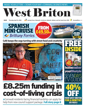 Cover of West Briton (Falmouth Penryn Helston The Lizard)