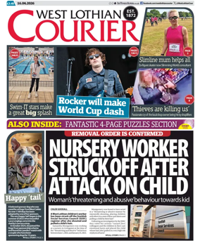Cover of West Lothian Courier