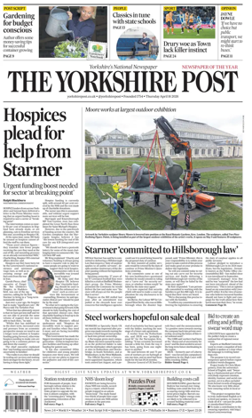 Cover of Yorkshire Post