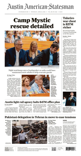 Cover of Austin American-Statesman