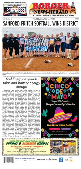Cover of Borger News-Herald